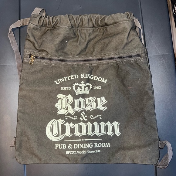 DISNEY Epcot Rose and Crown String backpack - Picture 1 of 2
